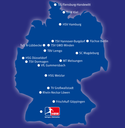 Spielorte der Handball-Bundesliga 2009/2010