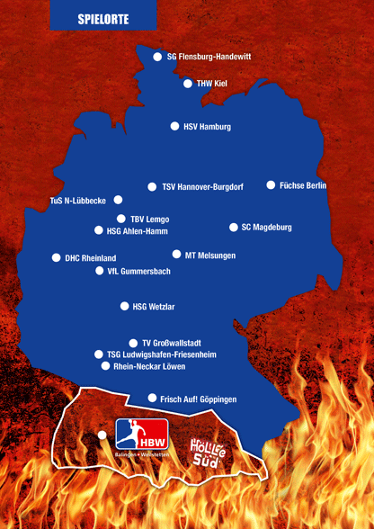 Spielorte der Handball-Bundesliga 2010/2011