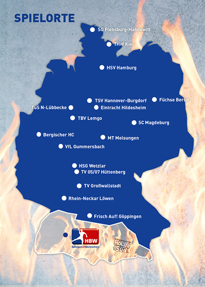 Spielorte der Handball-Bundesliga 2011/2012